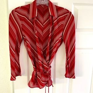 Silk wrap blouse - P/S